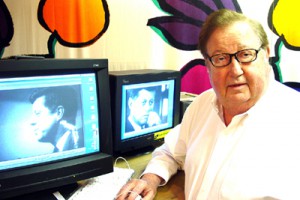 Robert Drew editing "A President To Remember"