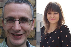 Nick Mirsky (left) and Lina Prestwood Nick Mirsky (left) and Lina Prestwood