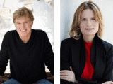 Robert Redford and Laura Michalchysyn
