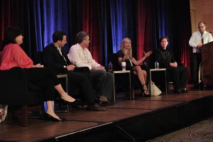 The 'Hooking Up' panel at Realscreen West 2012. Photo: Rahoul Ghose The 'Hooking Up' panel at Realscreen West 2012. Photo: Rahoul Ghose