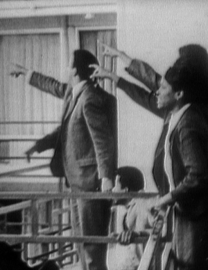Martin Luther King Jr's lieutenants pointing on the balcony of the Lorraine Motel in Memphis Martin Luther King Jr's lieutenants pointing on the balcony of the Lorraine Motel in Memphis
