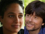 Shola Lynch (left) and Ken Burns