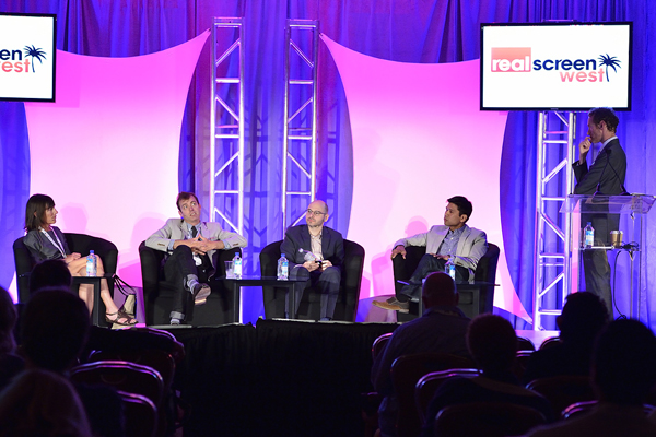 The 'Amping Up Unscipted' panel session at Realscreen West 2013. Photo: Rahoul Ghose The 'Amping Up Unscipted' panel session at Realscreen West 2013. Photo: Rahoul Ghose